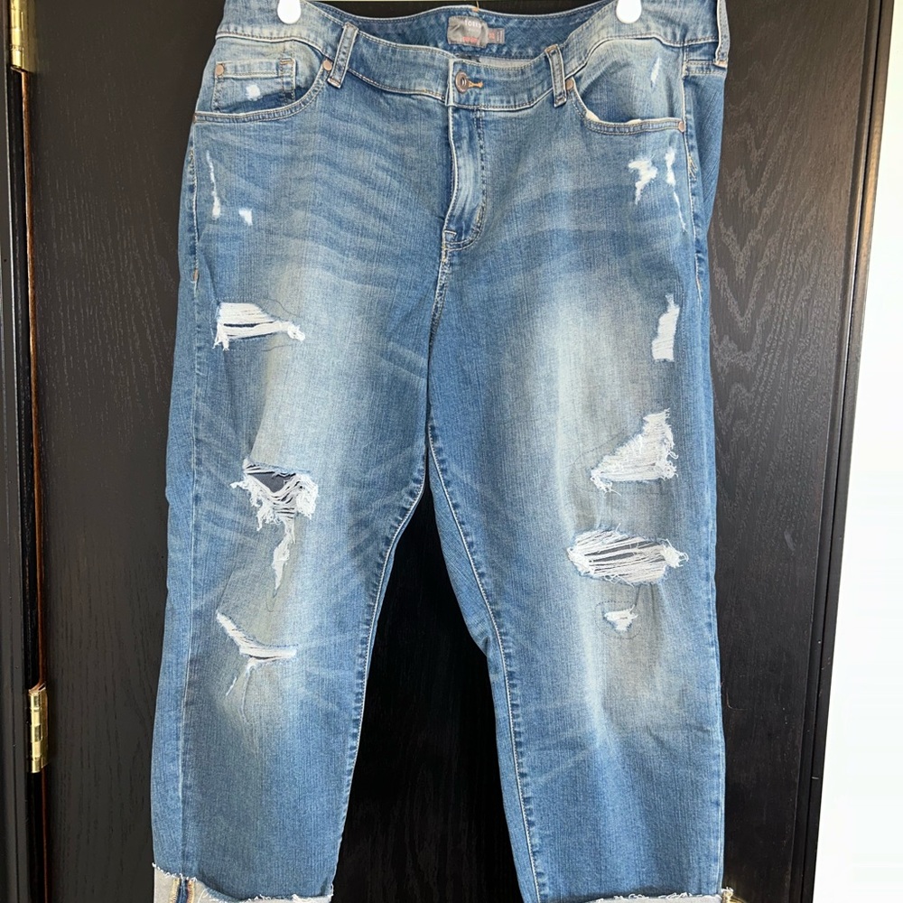 Crop Boyfriend Jeans